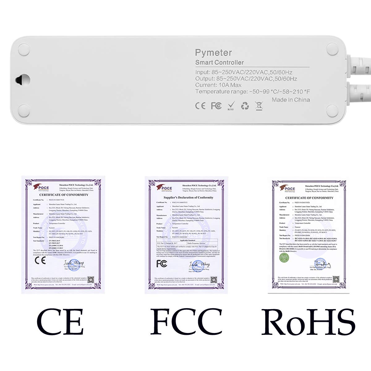 Temperature and Humidity Controller Reptile Mushroom Greenhouse Thermostat Pre Wired Dual Controlled Outlets Heater Fridge Humidifier Dehumidifier