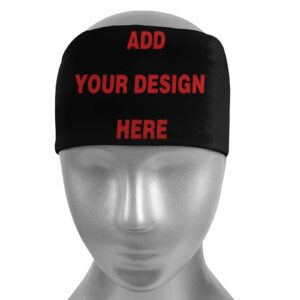 custom sport headband, personalized headwraps hair bands with your image text, bandana balaclava for man & women