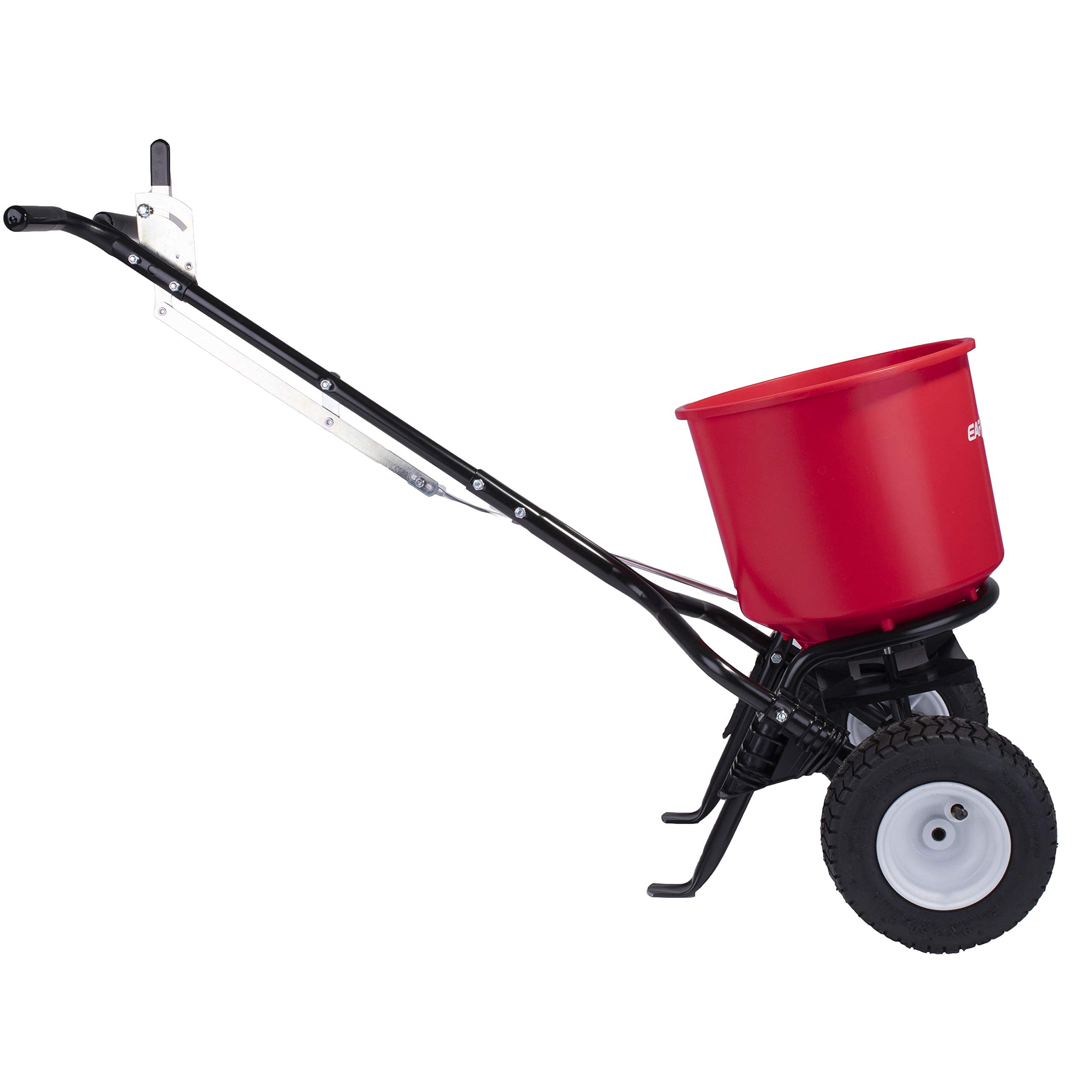 EarthWay 2600A-Plus 40 LB (18 KG) Walk-Behind Broadcast Fertilizer Spreader, Garden Seeder, Salt Spreader with 9 inch Pneumatic Tires, Made in America