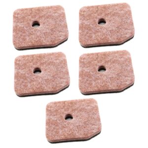 huri 5pcs air filter cleaner for stihl 4237-120-1800 hs81r hs81rc hs81t hs81tc hs86r hs86t