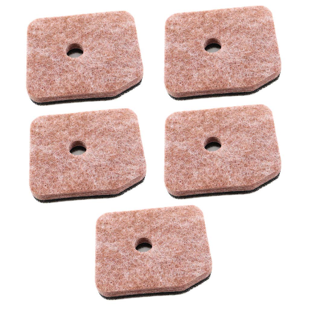 HURI 5pcs Air Filter Cleaner for Stihl 4237-120-1800 HS81R HS81RC HS81T HS81TC HS86R HS86T