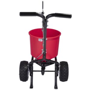 EarthWay 2600A-Plus 40 LB (18 KG) Walk-Behind Broadcast Fertilizer Spreader, Garden Seeder, Salt Spreader with 9 inch Pneumatic Tires, Made in America