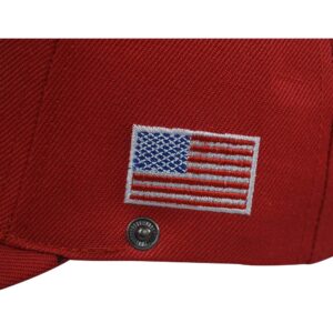 Bestmaple Camouflage Make America Great Again Embroidered Hat MAGA USA Baseball Cap (Make Red)