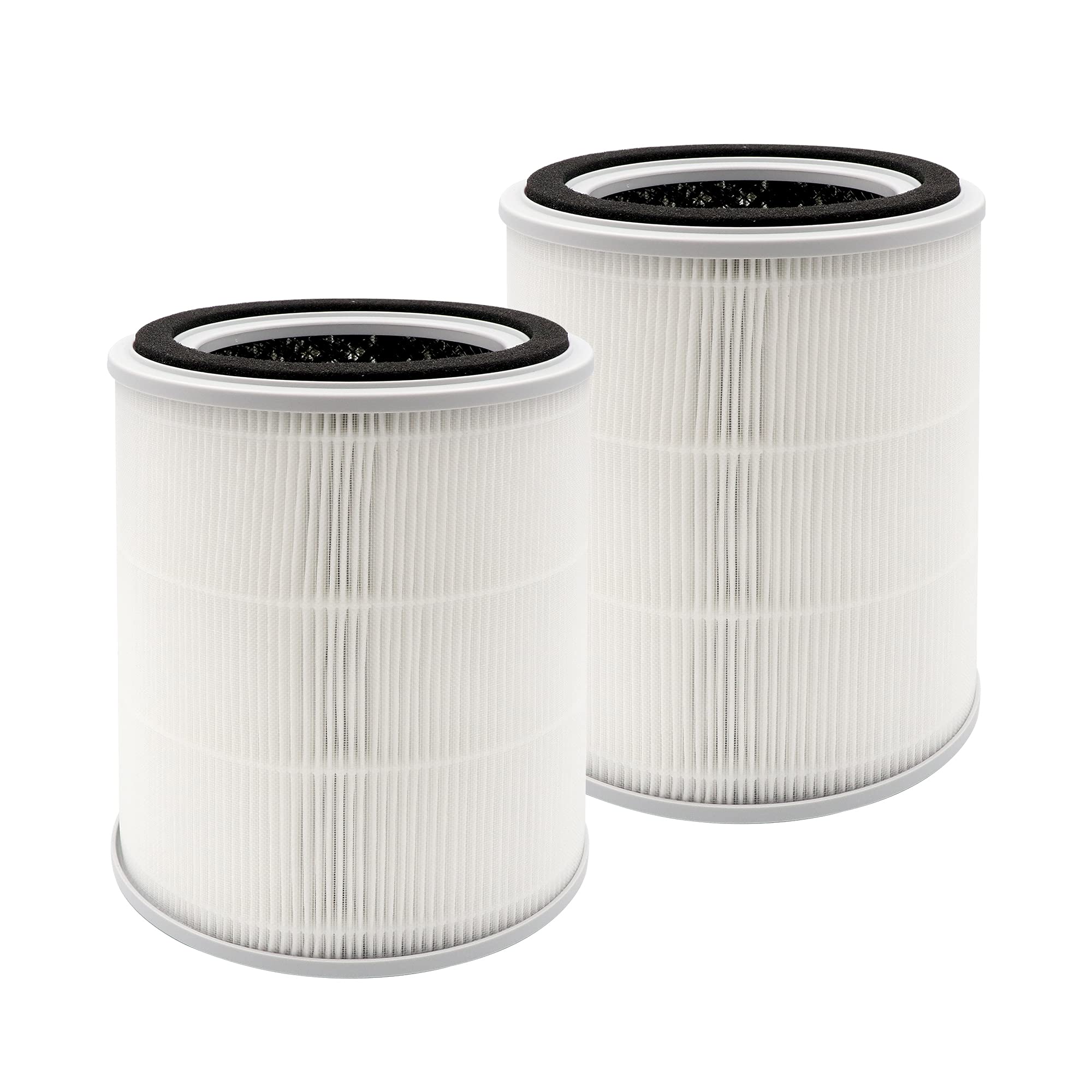 Flintar TPAP001 H13 True HEPA Replacement Filter, Compatible with TOPPIN TPAP001 Air Purifier Comfy Air C2, 3-in-1 H13 True HEPA Filter Set, Part # TPFF001, 2-Pack