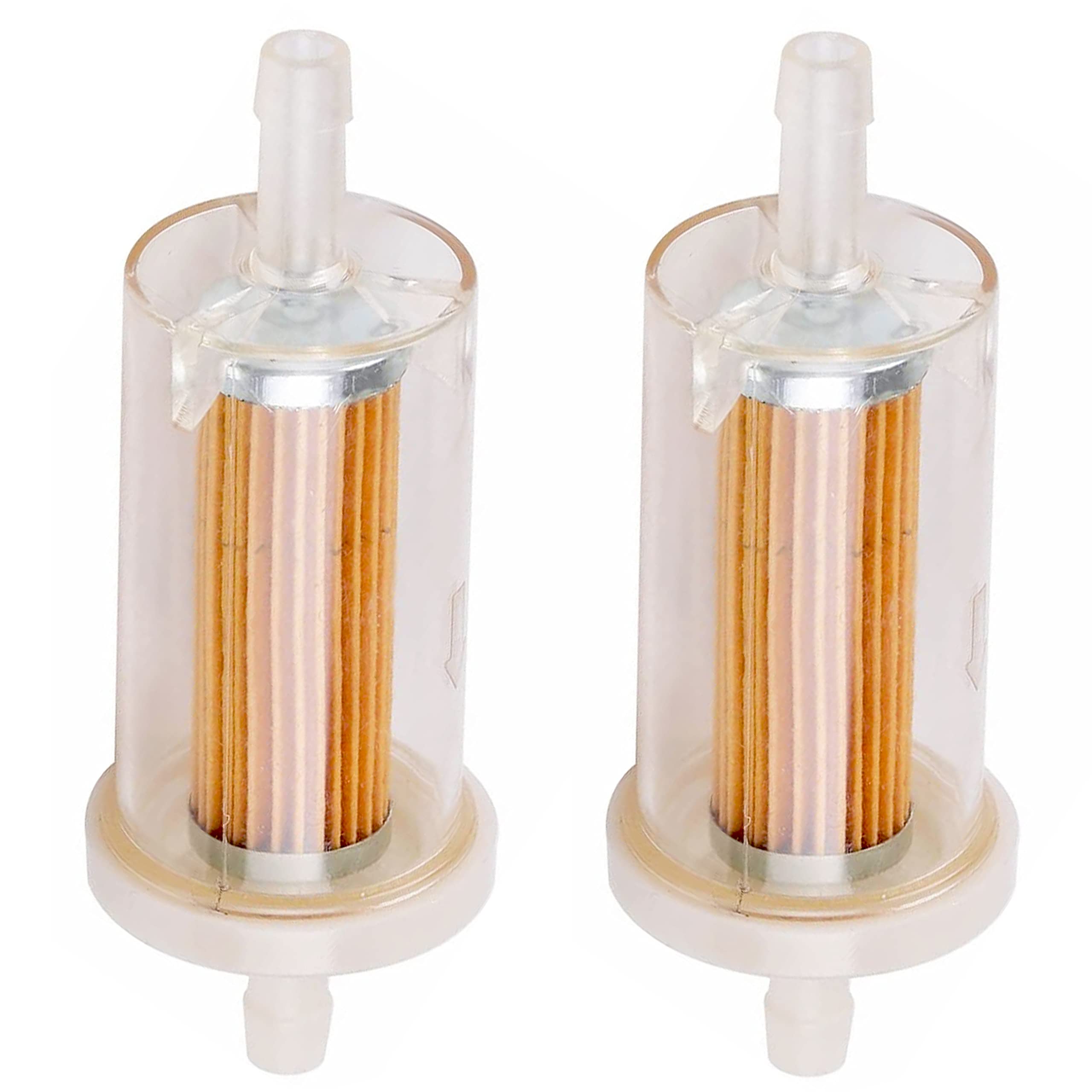 Pack of 2 695666 Fuel Filter for 845125 691035 493629 Briggs & Stratton husqvarna Troy-Bilt MTD Craftsman John Deer D100 D105 D110 Lawn Mower Tractor