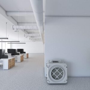 QuFresh Portable HEPA Air Purifier, Industrial Air Scrubber, Commercial Air Filtration System, Perfect for School, Office, Gym, Home, Fire Cleaning, 740+ Sq Ft.