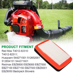 SOLLON redmax ebz8500 ebz7500 Air Filter 544271501 512654101 for Red Max EBZ8000 EBZ8001 EBZ8050 EB7000 EB8000 Husqvarna 170BF 180BF 370BFS 65cc 380BFS 72cc 570BFS 580BTS T4012-82310 T4012-82320