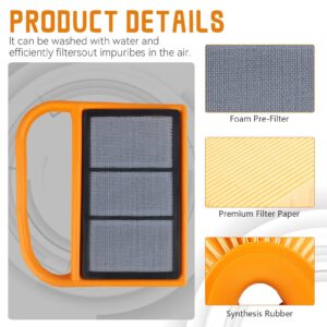 Air Filter + Pre Filter for Stihl TS410 TS420 TS 420 TS 410 TS410Z TS420Z TS480 TS500i Replace 4238 141 0300 Concrete Cut Off Saw