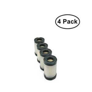 MOWFILL 4 Pack 35066 Air Filter Replace for Tecumseh 740019B 740095 Craftsman 33342 63087A Lesco 050128 Fits Tecumseh ECV100 LEV90 LEV100 LEV115 OVRM60 TC300, ECV, LEV115, ECV120, H30, 35 & TVS