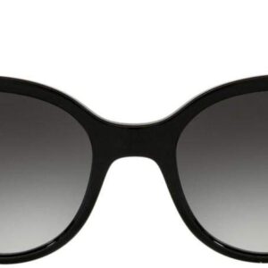 Dolce & Gabbana Women's Round Fashion Sunglasses, Black/Gradient Grey, One Size