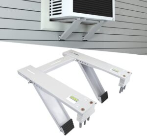 daisypower window ac support brackets,up to 200lbs,fits 9000 to 24000 btu air conditioner units,heavy duty 2 arms stable structure