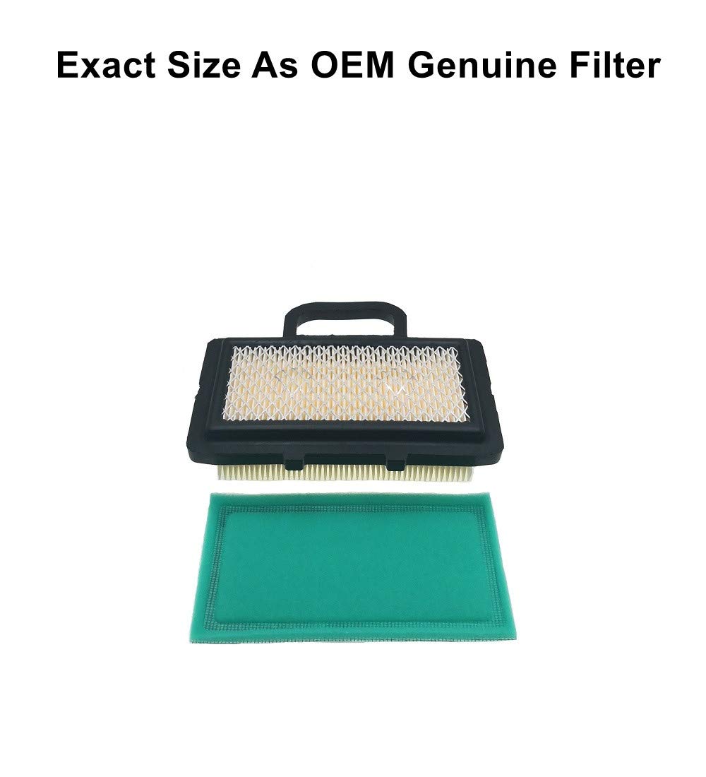 MOWFILL 792101 5408K Air Filter Replace for BS 672772 671231 John Deere MIU11286 GY20575 GY21056 With 273638 Pre Filter Fits 405577 407777 40G777 445577 441777 John Deere D140 Z425