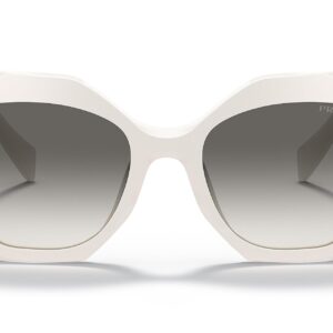 Prada PR 16WS Women's Sunglasses Talc/Grey Gradient 53