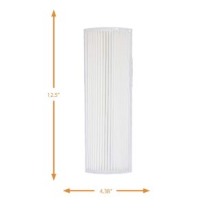 Filter-Monster True HEPA Replacement Filter Compatible with Therapure TPP220M TPP220H Air Purifier, 2 Pack