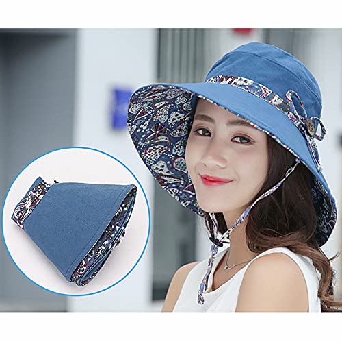 Outdoor UPF 50+ UV Sun Protection Waterproof Breathable Face Neck Flap Cover Folding Sun Hat for Men/Women