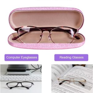 ZONLY Eyeglasses Case,(4 Piece) Unisex Hard Shell Eyeglasses Cases Protective Case For Glasse (Style A)