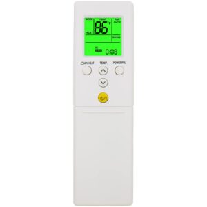 Compatible with Fujitsu Air Conditioner Remote Control AR-REF1U ARREF1U ASU9RLS3 ASU12RLS3 ASU15RLS3 Display in Both Fahrenheit and Celsius