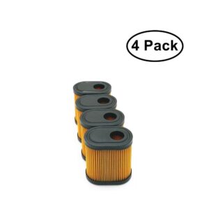 MOWFILL 4 Pack 36905 Air Filter Replace for Tecumseh 740083A,Craftsman 33331 Fits Tecumseh LEV100 LEV115 LEV120 LV195EA OVRM65 OVRM105 OVRM120 Lawn Mower Air Cleaner Element