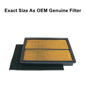 MOWFILL 17210-ZJ1-842 Air Filter with 17218-ZJ1-840 Pre Filter Replace for Honda 17210-ZJ1-841 17211-ZJ1-840 Fits Honda GX610 GX620 GX670 18HP 20HP 24HP GX610K1 GX610U1 GX620K1 GX620U1 GX670 GX670U