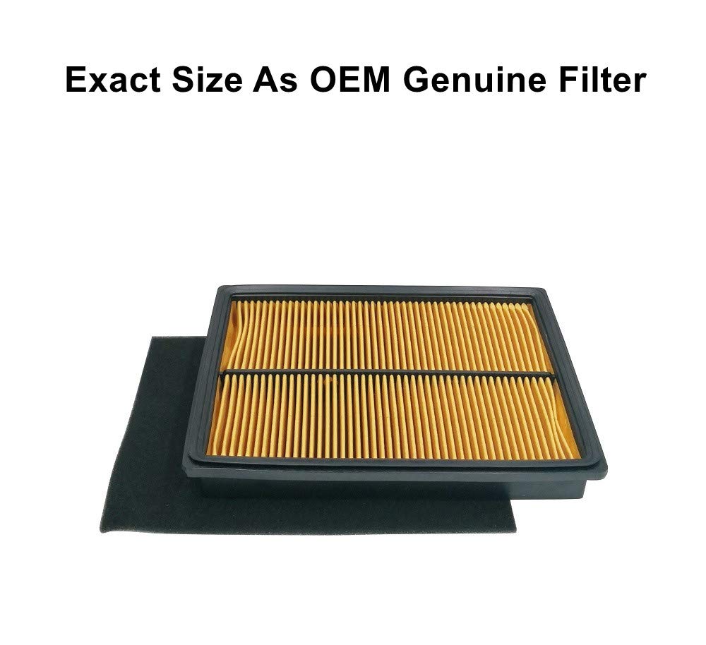 MOWFILL 17210-ZJ1-842 Air Filter with 17218-ZJ1-840 Pre Filter Replace for Honda 17210-ZJ1-841 17211-ZJ1-840 Fits Honda GX610 GX620 GX670 18HP 20HP 24HP GX610K1 GX610U1 GX620K1 GX620U1 GX670 GX670U