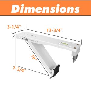 GCGOODS AC Window Air Conditioner Bracket, Support Up to 85 lbs, Universal Air Conditioner Accessories for Window AC Units, Light Duty Window Air Conditioner Mout Bracket