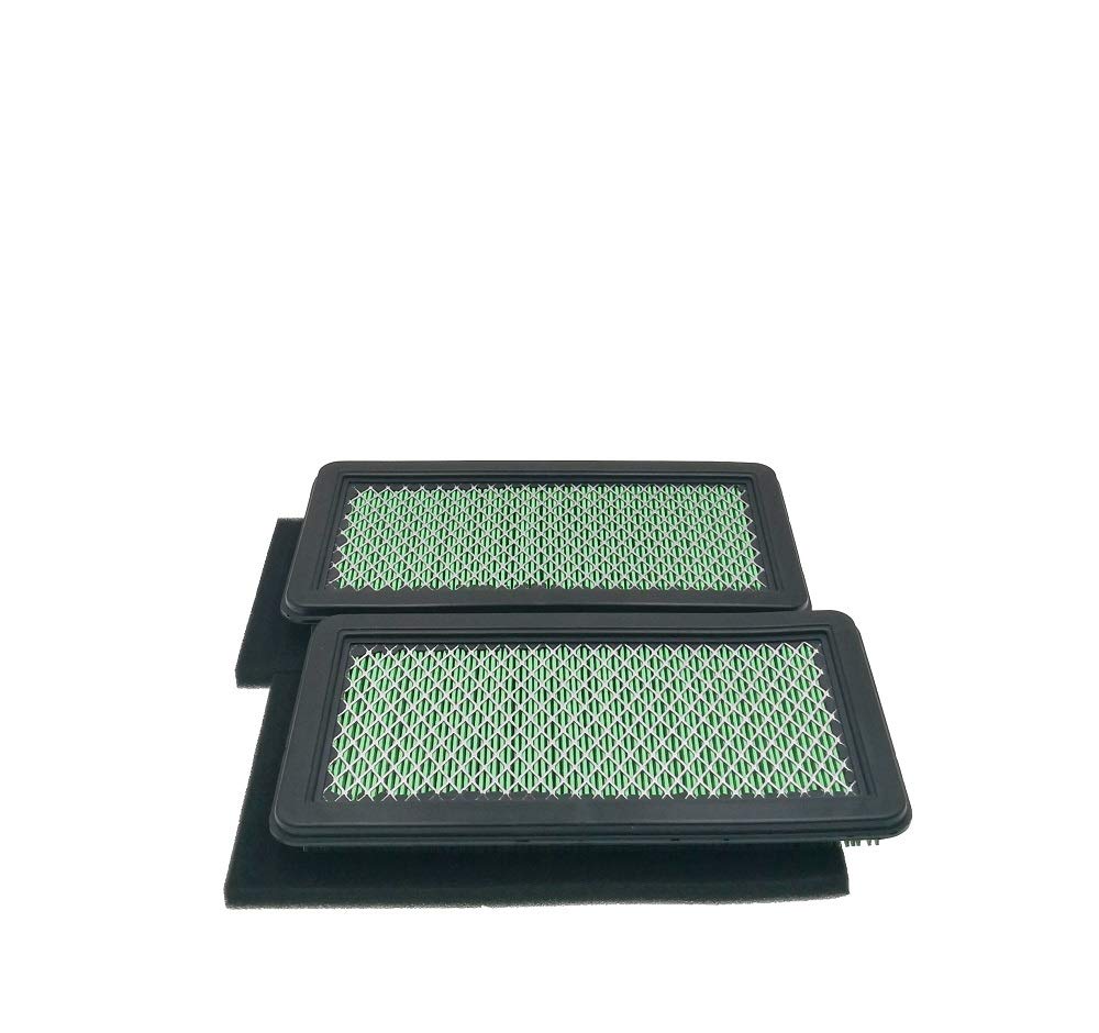 MOWFILL 2 Pack 17211-Z0A-013 17211-Z3S-003 Air Filter Replace Honda 17218-Z0A-000 17211-Z0A-003 with 17218-Z0A-810 Pre Filter Fits EU7000 GCV530 Lawn Mower Air Cleaner Element