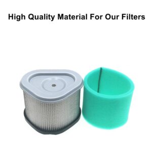 MOWFILL 12 083 10 Air Filter Replace for Kohler 12 083 10-S, 12 083 16, 12 883 10-S1, 1208310, John Deere GY20661, M145944 with 12 083 12 Pre Filter Fits CV11-CV16 CV460-CV493 Lawn Mower