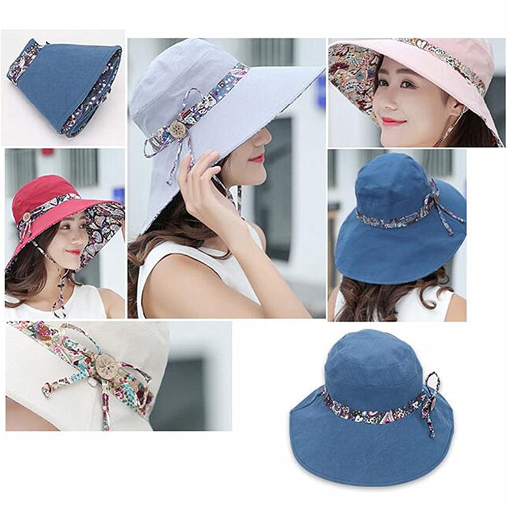 Outdoor UPF 50+ UV Sun Protection Waterproof Breathable Face Neck Flap Cover Folding Sun Hat for Men/Women