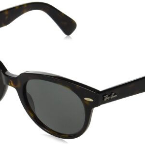 Ray-Ban RB2199 Orion Square Sunglasses, Tortoise/Dark Grey, 52 mm