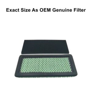 MOWFILL 2 Pack 17211-Z0A-013 17211-Z3S-003 Air Filter Replace Honda 17218-Z0A-000 17211-Z0A-003 with 17218-Z0A-810 Pre Filter Fits EU7000 GCV530 Lawn Mower Air Cleaner Element