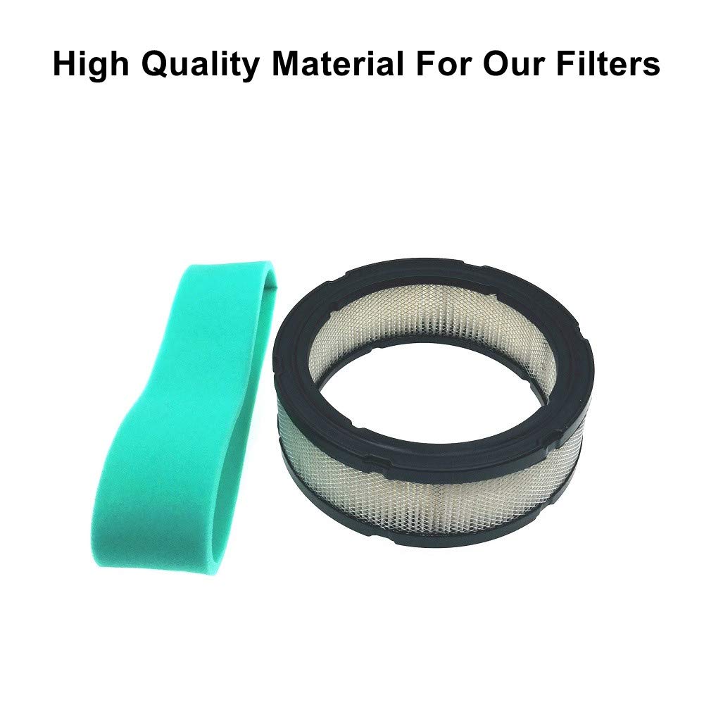 MOWFILL 394018 Air Filter Cartridge With 272490 271271 Pre Cleaner Replace for BS 841359 392642 394018 394018S M76076 4135 5050 5050B 5050H 5050K 806232 John Deere LG394018JD