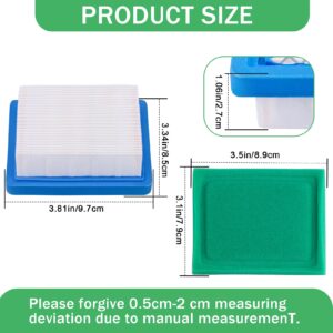 36046 Air Filter & 36634 Pre Filter Replacement for Tecumseh OH95 OH195 OHH50 OHH55 OHH60 OHH65 VLV50 VLV55 VLV60 VLV66 Vlv126 4&5.5 Hp Engines