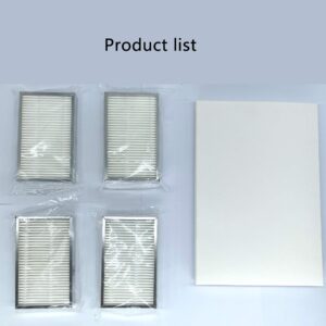 （4-Pack）Rsenr H13 HEPA Filter Compatible with Rsenr R18 and BROAD AirPro Filter,Compatible Rsenr R18 and BROAD FB2 Electric AirPro Accessories