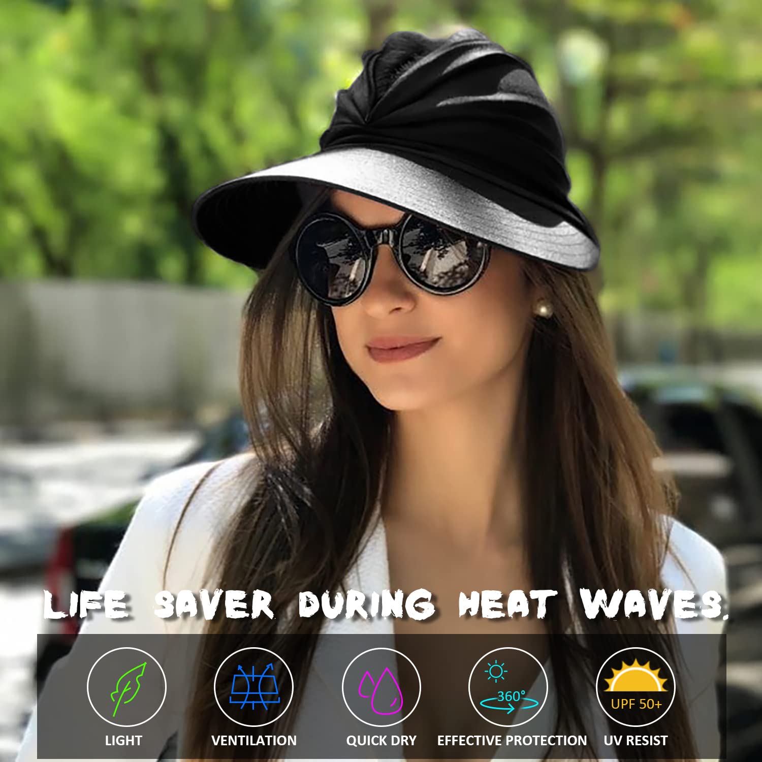 Women Sport Sun Visor Hats,Empty Top Baseball Sun Cap,Womens Sunhats with uv Protection,Sun Hats for Young Girls Women Beach