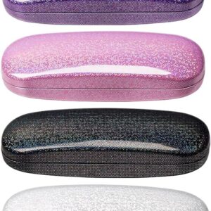 ZONLY Eyeglasses Case,(4 Piece) Unisex Hard Shell Eyeglasses Cases Protective Case For Glasse (Style A)