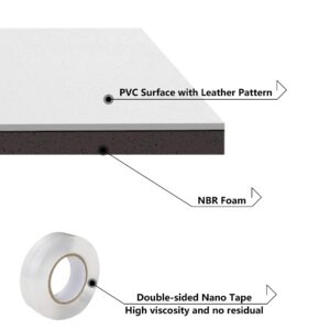 BJADE'S Window Air Conditioner Side Insulated Foam Panel, One-piece Full Surround Insulation Panels Window Seal Kit, Summer and Winter Heat and Draft Insulating