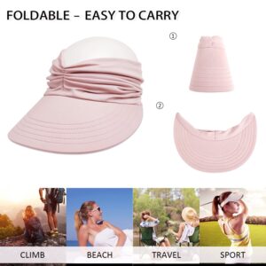 Women Sport Sun Visor Hats,Empty Top Baseball Sun Cap,Womens Sunhats with uv Protection,Sun Hats for Young Girls Women Beach