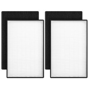 2 Pack A2 H13 HEPA Replacement Filter Compatible with 3M Filtrete Room Air Purifier Models FAP-C02-A2, FAP-C03-A2, FAP-T03-A2, Part # 1150101