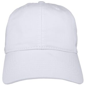 Gelante Cotton Twill Washed Unstructure Baseball Cap - Adjustable Blank Hat for Men Women - Wholesale Bulk Lot 6 Pack (White)