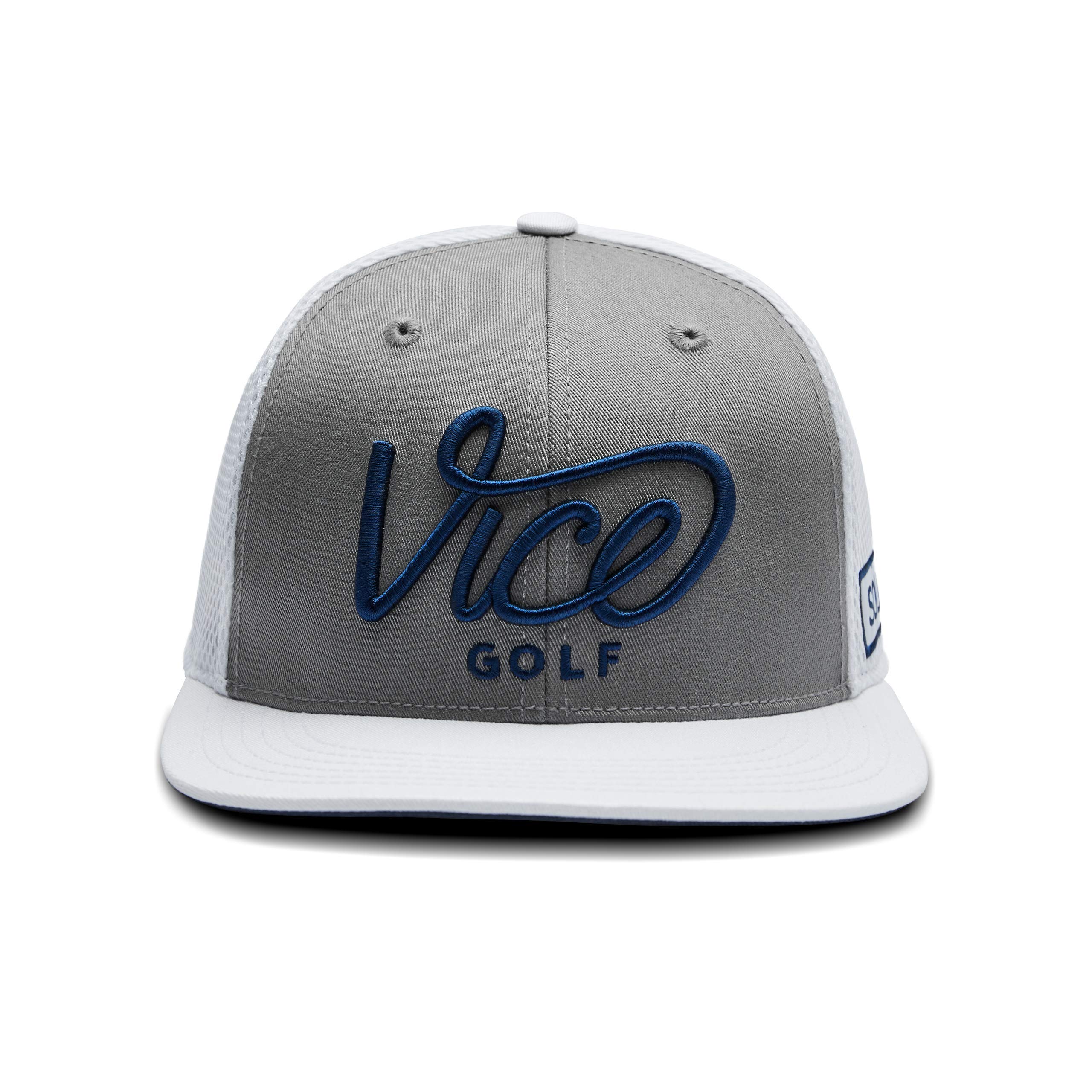 Vice Golf Standard Squad Cap, White/Grey, One Size