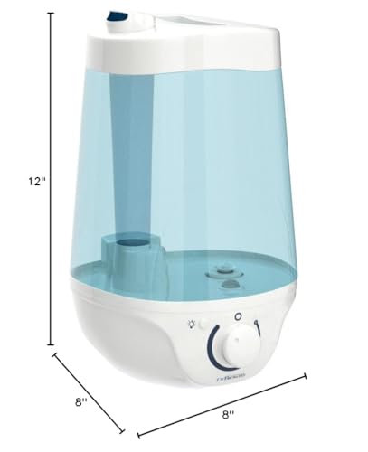 Dr. Brown's Cool Mist Ultrasonic Humidifier for Baby with Diffuser and Night Light