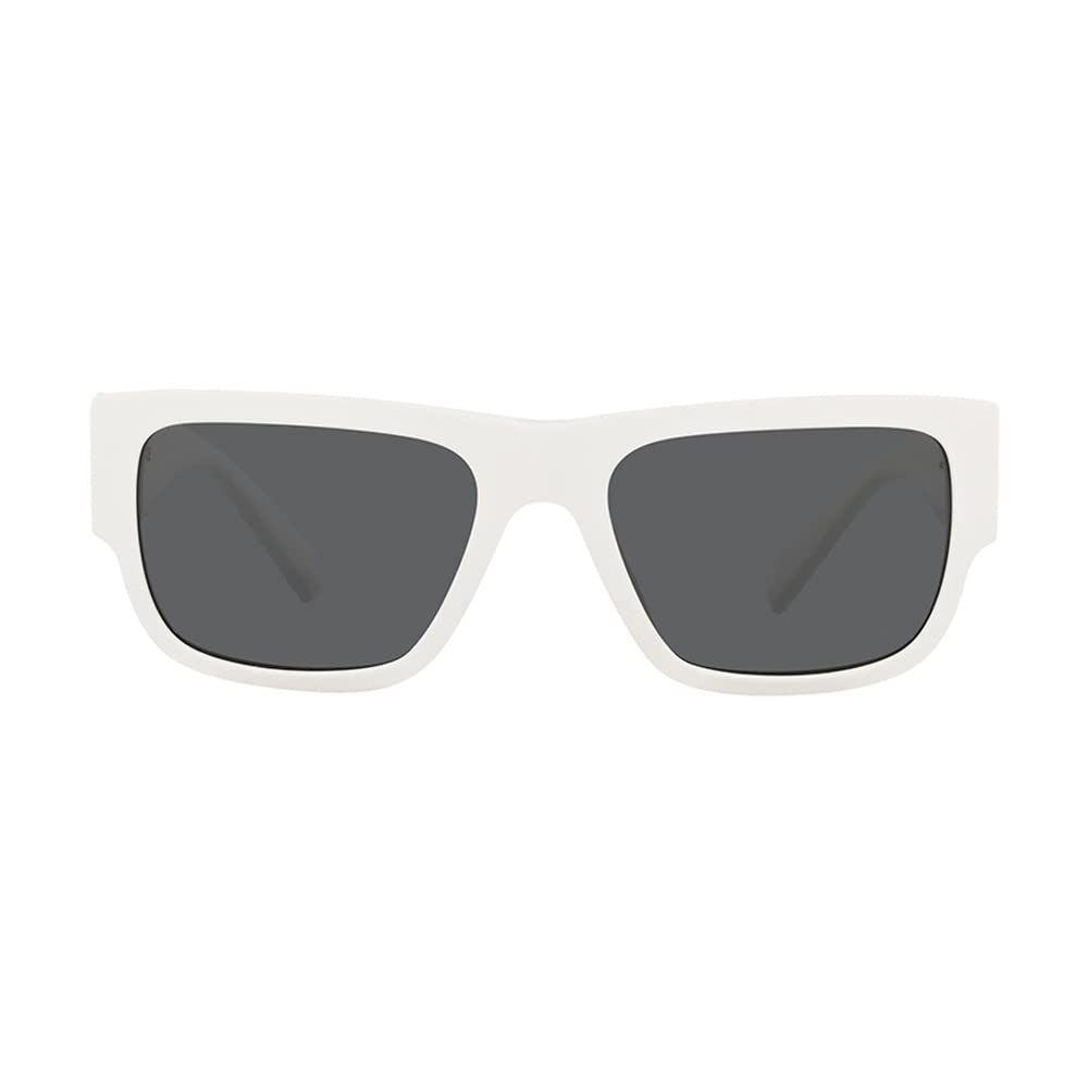 Versace VE 4406 314/87 White Plastic Rectangle Sunglasses Grey Gradient Lens