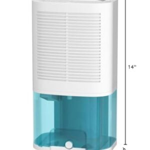 Levoair Dehumidifier 68oz(2000ml) Small Dehumidifier with Drain Hose for Up to 650 sq.ft Ultra Quiet Mini Portable Air Dehumidifier for Home Basements Bathroom Bedroom Closet Kitchen RV