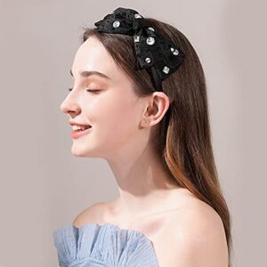 Zifengcer 20 PCS Black Satin Covered Headbands for Girls Women Christmas Plain DIY Craft Headbands Plastic Thin Headbands for Women(Black)