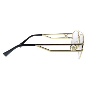 Versace VE 1269 1002 Gold Metal Aviator Eyeglasses 57mm