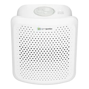 GermGuardian AC225W Pluggable Air Purifier with UV-C Light and Nightlight, Reduces Airborne Mold and Germs, Odor-Eliminating Aromatherapy Essential Oil Pad Included, 7-in Pluggable Air Purifier, White