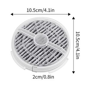 KEEPOW HEPA Filter Replacement Compatible with Frida Baby Air Purifier 3 in 1, RIGOGLIOSO Air Purifier GL2103, JINPUS GL-2103, LTLKY 900S, 4 Pack