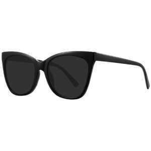 WOWSUN Large Polarized Cat Eye Sunglasses for Women