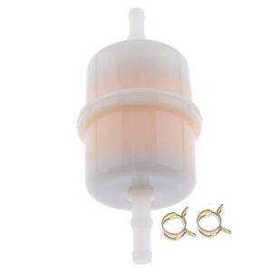 DVPARTS 4X 1/4" ID Fuel Filter 15 Micron 24 050 13-S 2405013-S 24-050-13-S 24-050-05-S for Kohler CH20S - CH25S, CH670S CH730S - CH750S LH640S LH685S LH690S LH750S LH755S, SV720S to SV740S