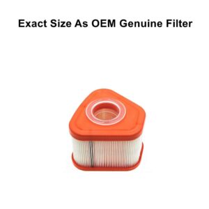 MOWFILL 595853 Air Filter Replace BS 595853 597265 Fits BS 115P02 115P05 123P02 123P07 123P0B 123P32 125P02 125902